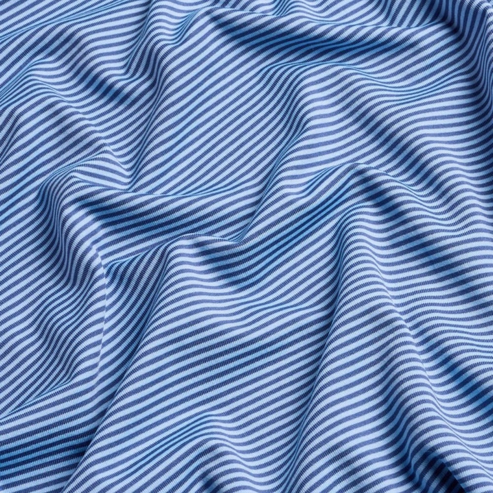 NWT Greyson Striped Blue Polo Shirt - Picture 15 of 15